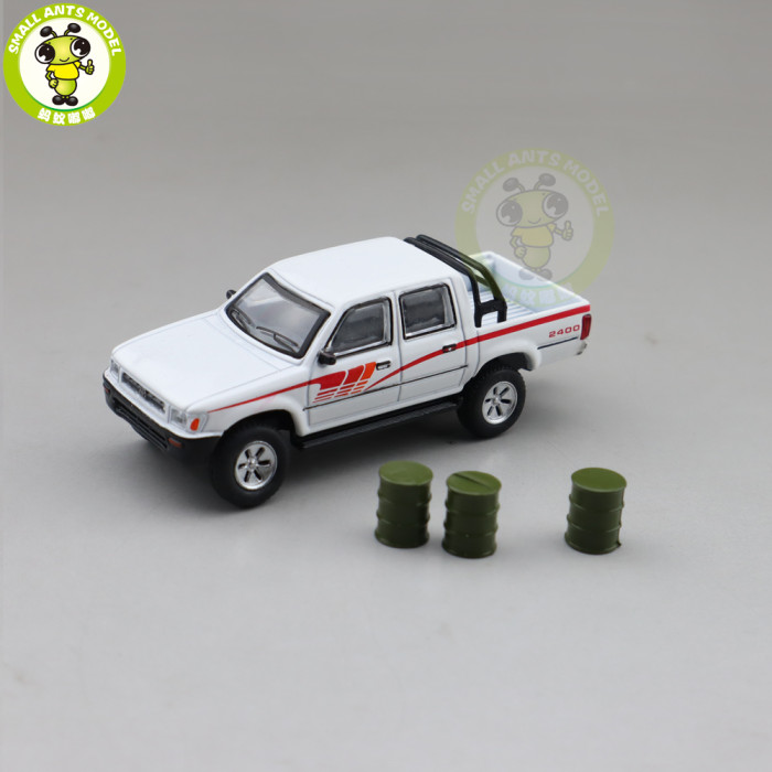 1/64 JKM Toyota Hilux Pickup Trucks Diecast Model Car Toys Boys Girls Gifts