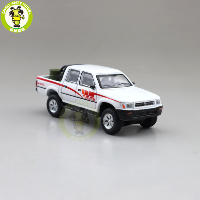 1/64 JKM Toyota Hilux Pickup Trucks Diecast Model Car Toys Boys Girls Gifts