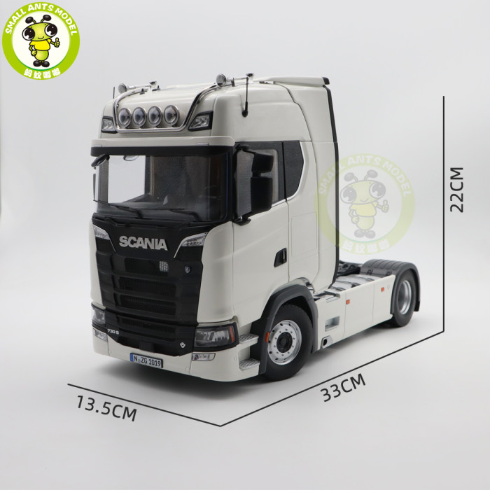 1/18 NZG SCANIA V8 730 S Truck Trailer Diecast Model Car Truck Toys Gifts