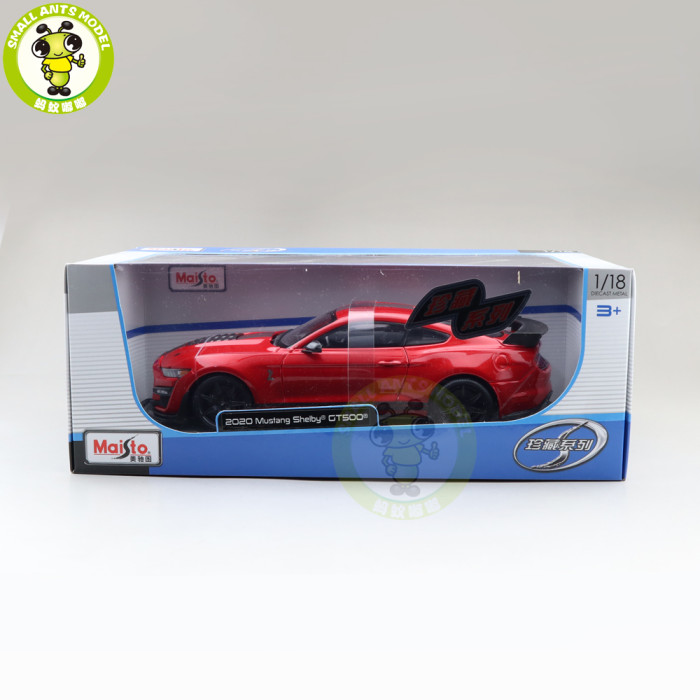 1/18 2020 Ford Mustang Shelby GT500 Maisto 31388 Diecast Model Car Toys Boys Girls Gifts