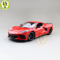 1/18 2020 Chevrolet Corvette Stingray Maisto 31447 Diecast Model Car Toys Boys Girls Gifts