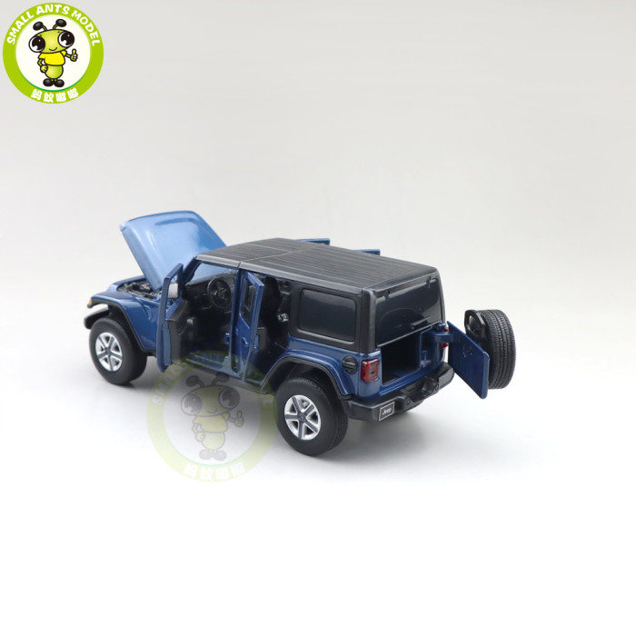 1/32 Jeep Wrangler 4 Doors JKM Jackiekim Diecast Model Car Toys Kids Gifts