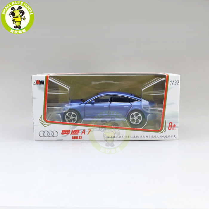1/32 Jackiekim AUDI A7 Light Sound JKM Diecast Model Toys Cars Kids Gifts