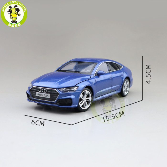 1/32 Jackiekim AUDI A7 Light Sound JKM Diecast Model Toys Cars Kids Gifts