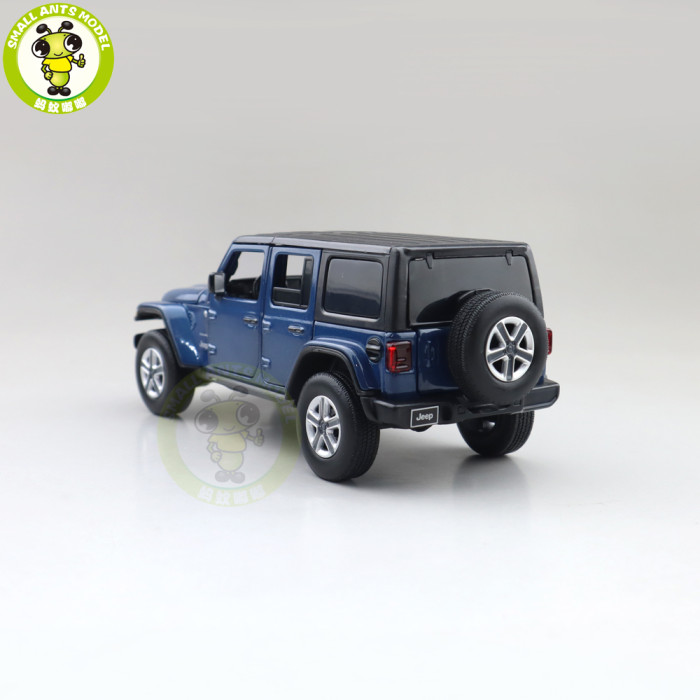 1/32 Jeep Wrangler 4 Doors JKM Jackiekim Diecast Model Car Toys Kids Gifts