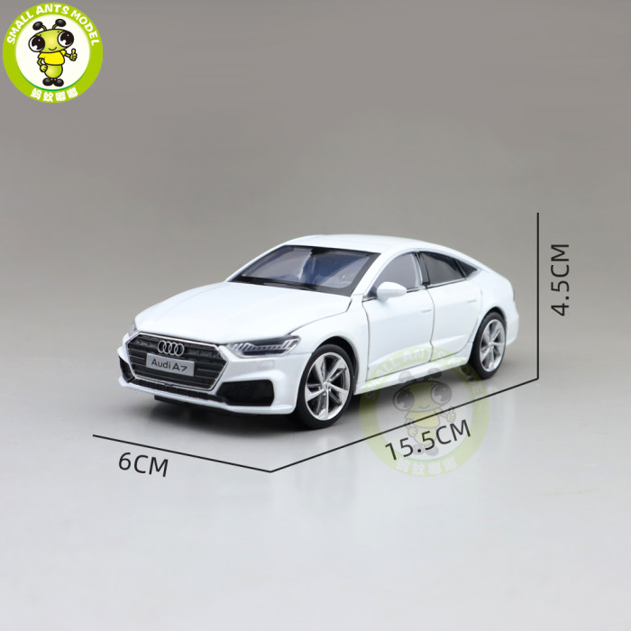 1/32 Jackiekim AUDI A7 Light Sound JKM Diecast Model Toys Cars Kids Gifts