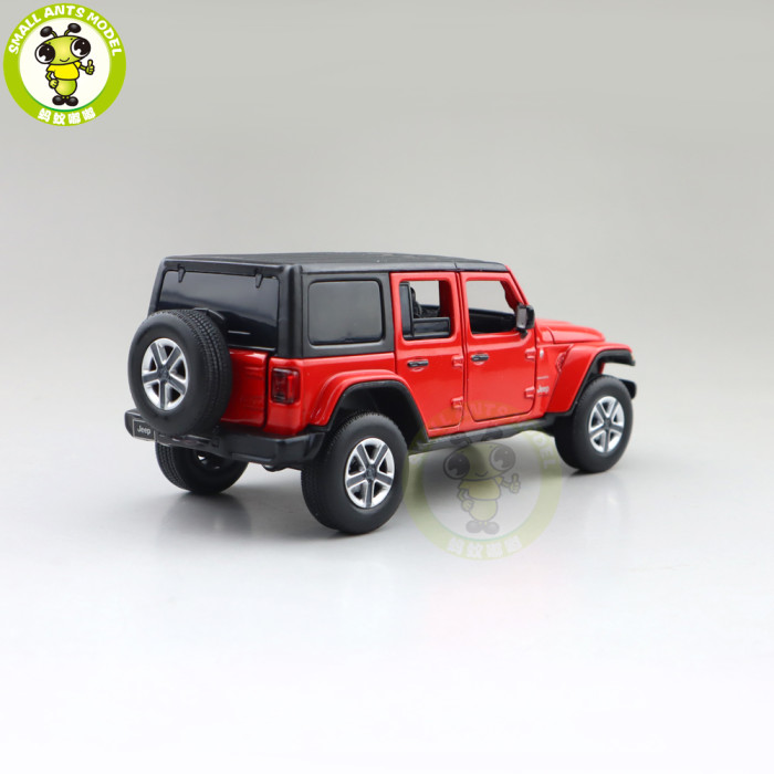 1/32 Jeep Wrangler 4 Doors JKM Jackiekim Diecast Model Car Toys Kids Gifts