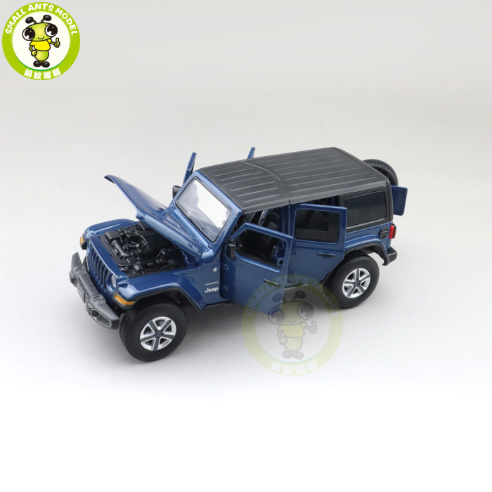 1/32 Jeep Wrangler 4 Doors JKM Jackiekim Diecast Model Car Toys Kids Gifts