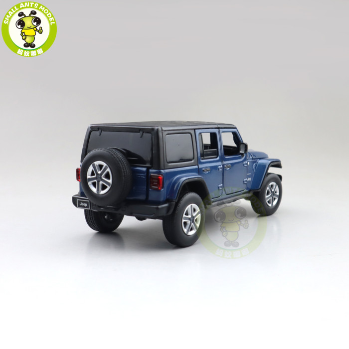 1/32 Jeep Wrangler 4 Doors JKM Jackiekim Diecast Model Car Toys Kids Gifts