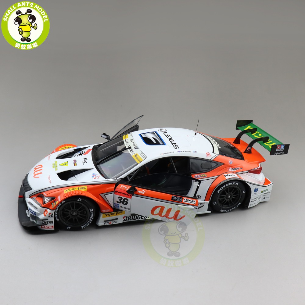1/18 EBBRO 81048 au TOM'S Lexus RC F RCF Super GT GT500 2016