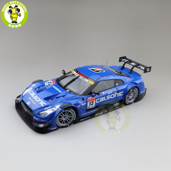 1/18 EBBRO 81045 Nissan GTR GT-R Super GT GT500 2016 Rd.1 Okayama CALSONIC IMPUL No.12 Diecast Model Car Toys Boys Girls Gifts