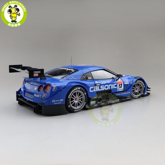1/18 EBBRO 81045 Nissan GTR GT-R Super GT GT500 2016 Rd.1 Okayama CALSONIC IMPUL No.12 Diecast Model Car Toys Boys Girls Gifts