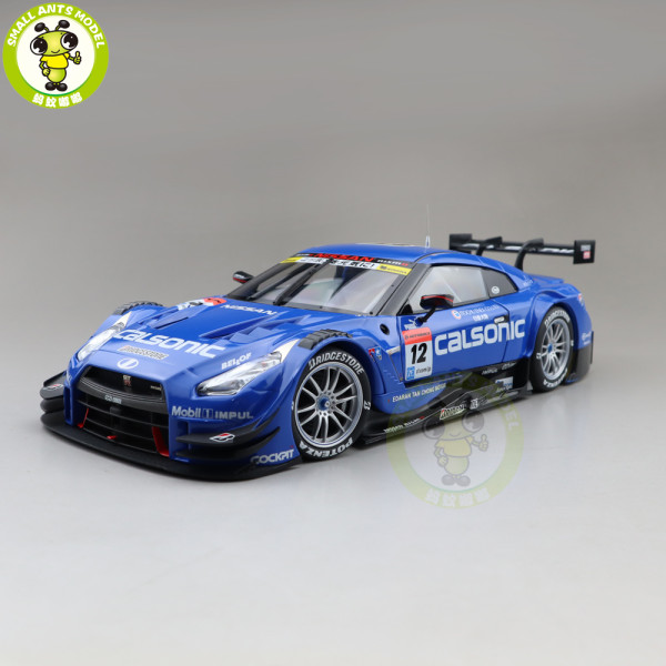1/18 EBBRO 81045 Nissan GTR GT-R Super GT GT500 2016 Rd.1 Okayama CALSONIC IMPUL No.12 Diecast Model Car Toys Boys Girls Gifts