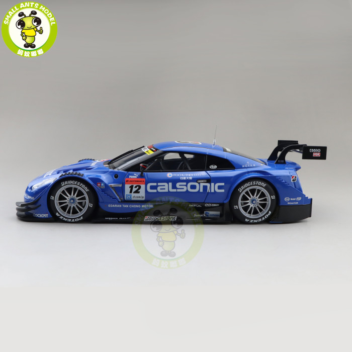 1/18 EBBRO 81045 Nissan GTR GT-R Super GT GT500 2016 Rd.1 Okayama CALSONIC IMPUL No.12 Diecast Model Car Toys Boys Girls Gifts