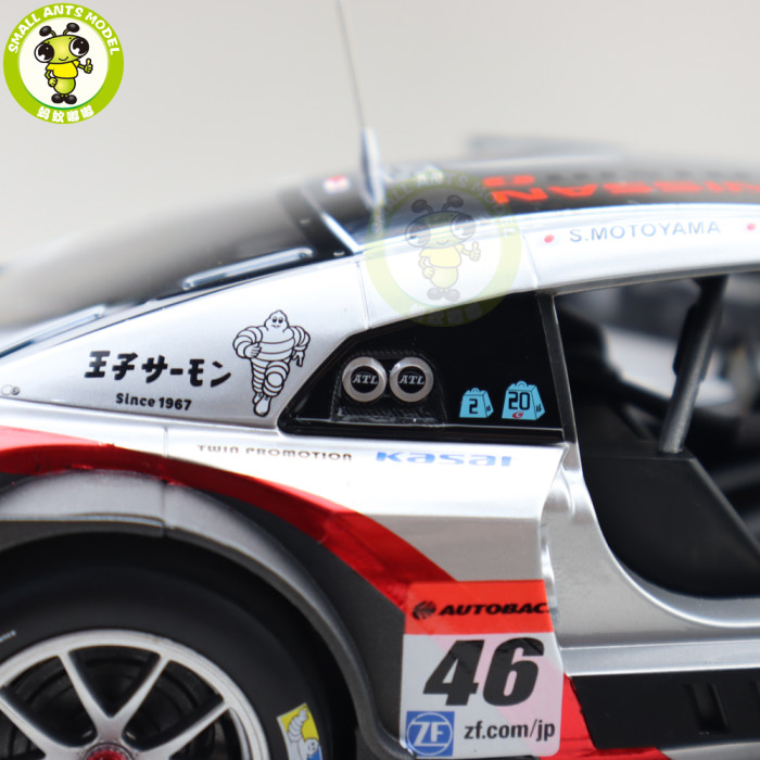 1/18 EBBRO 81073 Nissan GTR GT-R Super GT GT500 2016 Rd.2 Fuji S Road CRAFTSOPRTS No.46 Diecast Model Car Toys Boys Girls Gifts