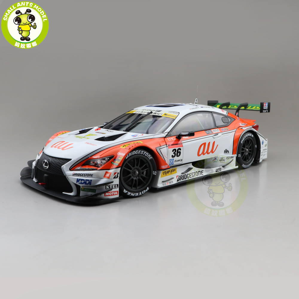 1/18 EBBRO 81048 au TOM'S Lexus RC F RCF Super GT GT500 2016