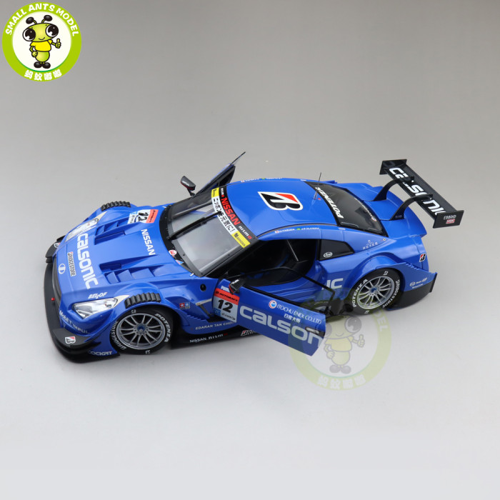1/18 EBBRO 81045 Nissan GTR GT-R Super GT GT500 2016 Rd.1 Okayama CALSONIC IMPUL No.12 Diecast Model Car Toys Boys Girls Gifts