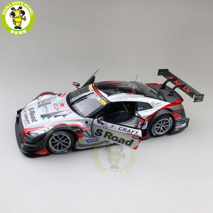 1/18 EBBRO 81073 Nissan GTR GT-R Super GT GT500 2016 Rd.2 Fuji S Road CRAFTSOPRTS No.46 Diecast Model Car Toys Boys Girls Gifts