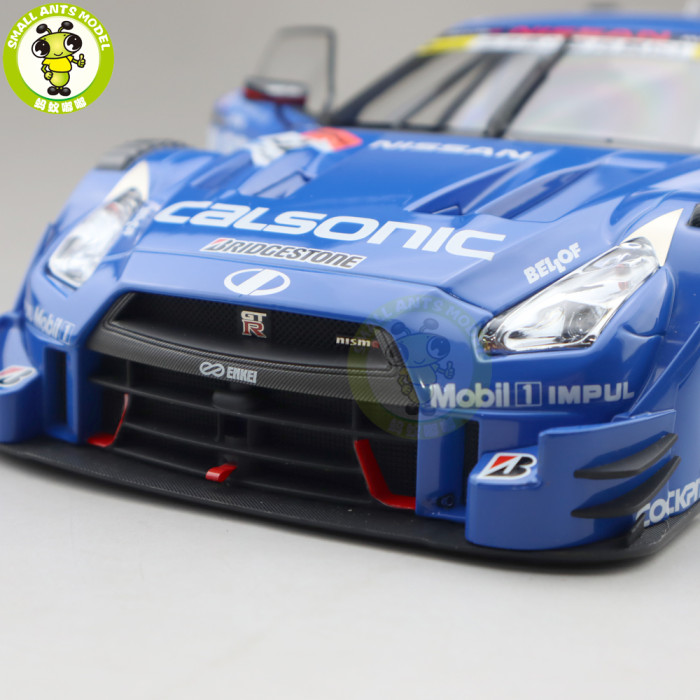 1/18 EBBRO 81072 Nissan GTR GT-R Super GT GT500 2016 Rd.5 Fuji Winner CALSONIC IMPUL No.12 Diecast Model Car Toys Boys Girls Gifts