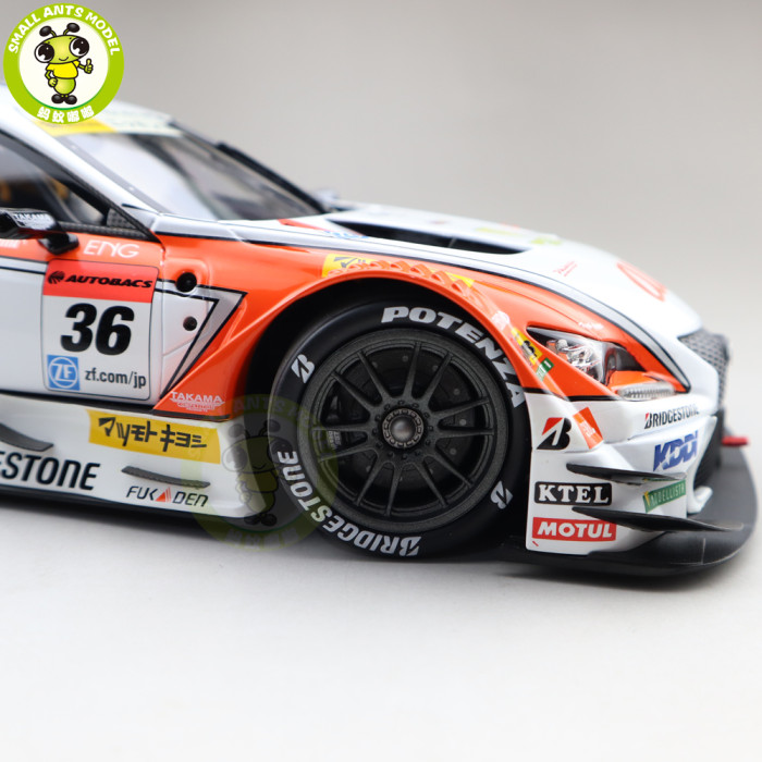 1/18 EBBRO 81048 au TOM'S Lexus RC F RCF Super GT GT500 2016 Rd.1 Okayama No.36 Diecast Model Car Toys Boys Girls Gifts