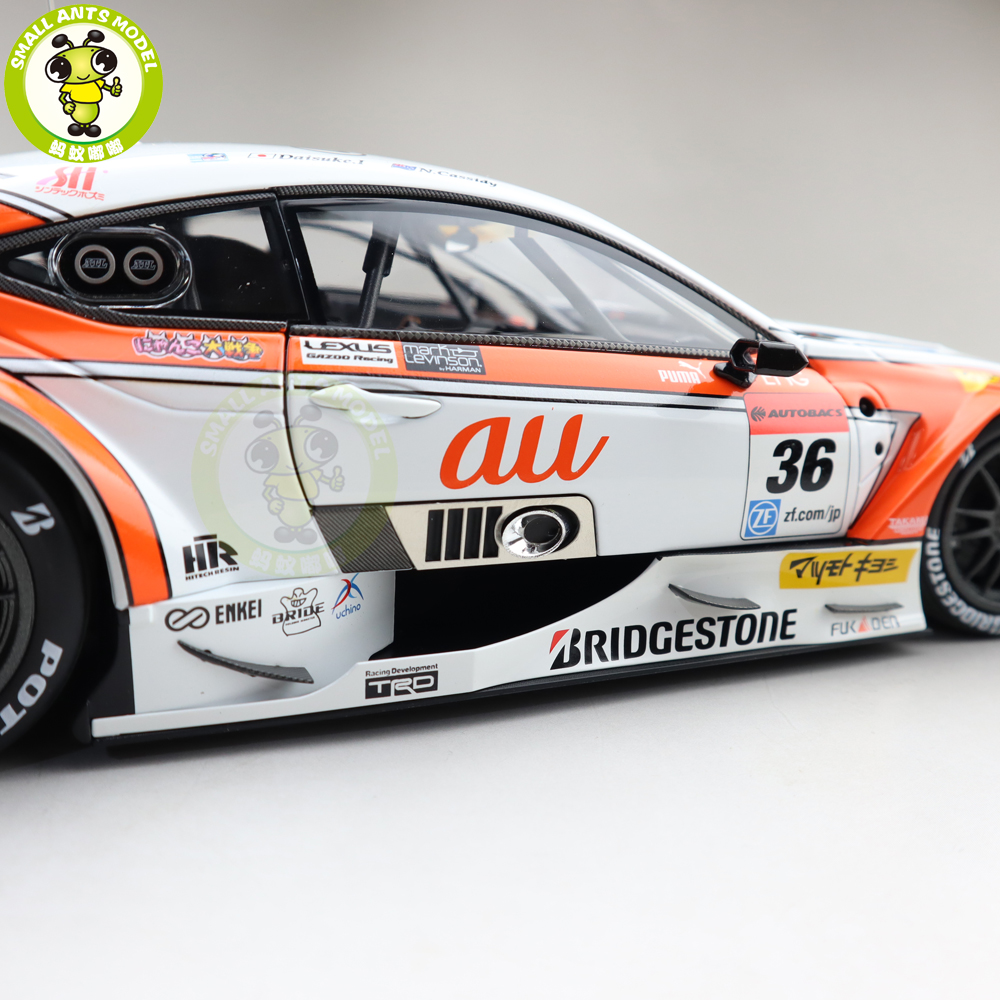 1/18 EBBRO 81048 au TOM'S Lexus RC F RCF Super GT GT500 2016 Rd.1