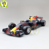 1/18 BBURAGO 18002 Red Bull Racing TAG Heuer RB13 Max Verstappen Diecast Model Car Toys Boys Girls Gifts