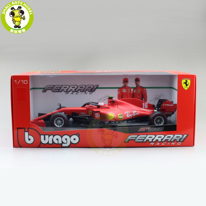 1/18 BBURAGO 16808 Ferrari SF1000 S.Vettel C.Leclerc FORMULA 1 F1 #5 #16 Diecast Model Car Toys Boys Girls Gifts