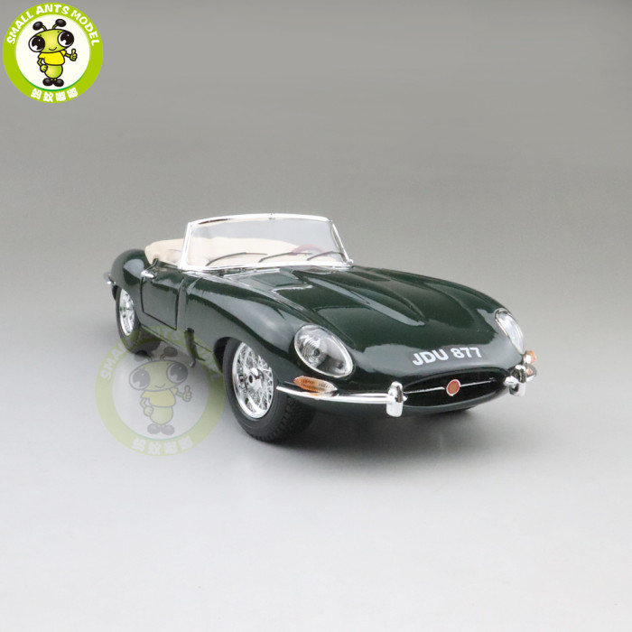 1/18 Jaguar E-type E type Cabriolet Bburago 12046 Diecast Model Car Toys Boys Girls Gifts