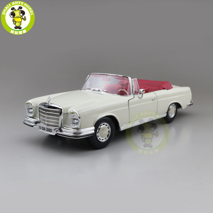 1/18 Medcedes Benz 280SE 1967 Maisto 31811 Diecast Metal Model Car Toys Boys Girls Gifts