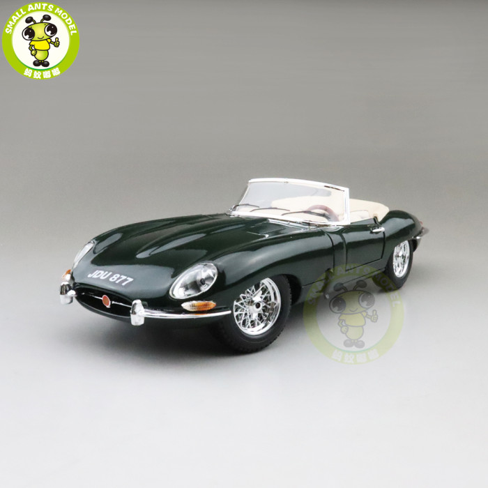1/18 Jaguar E-type E type Cabriolet Bburago 12046 Diecast Model Car Toys Boys Girls Gifts