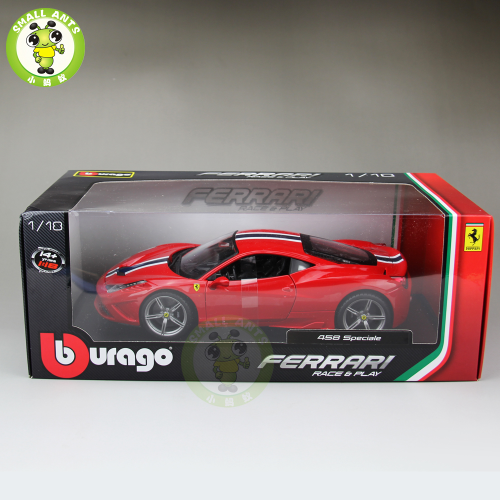 1/18 Ferrari 458 Speciale Bburago 16002 Diecast Model Car Toys