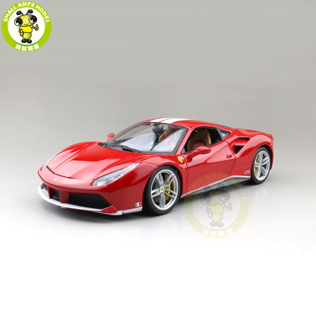 1/18 Ferrari 488 GTB Bburago 16008 Diecast Model Car Toys Boys Girls Gifts