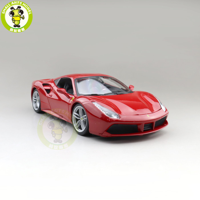 1/18 Ferrari 488 GTB Bburago 16008 Diecast Model Car Toys Boys Girls Gifts