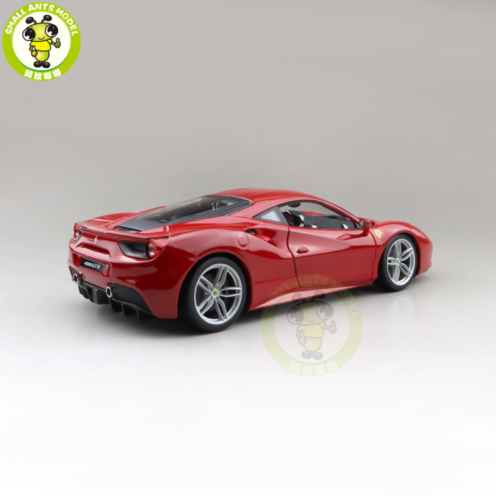 1/18 Ferrari 488 GTB Bburago 16008 Diecast Model Car Toys Boys Girls Gifts