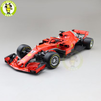 1/18 Ferrari SF71H S.Vettel K.Raikkonen Bburago 16806 #5 #7 Diecast Model Car Toys Boys Girls Gifts