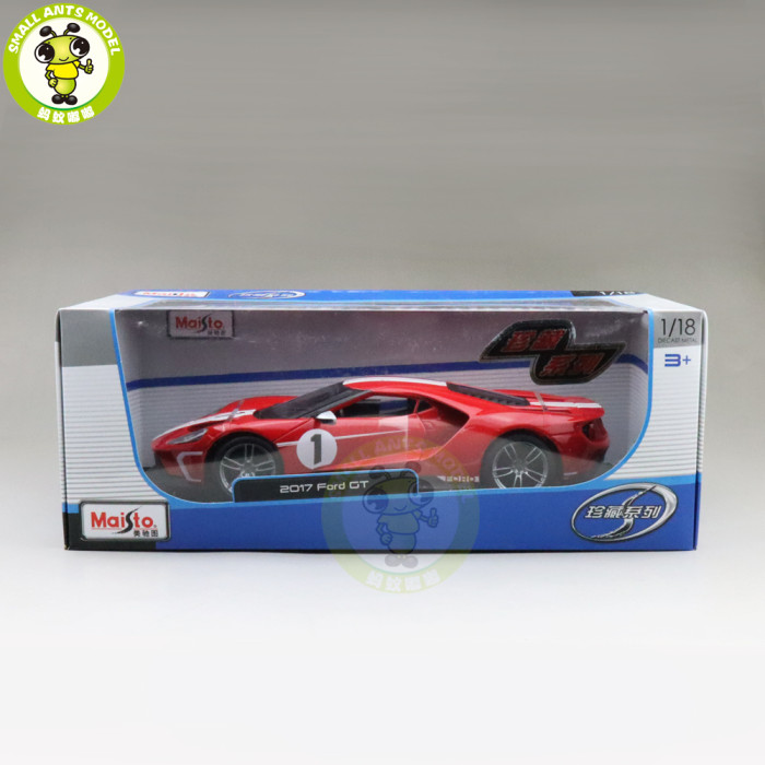 1/18 FORD GT 2017 Maisto 31384 Diecast Model Car Toys Boys Girls Gifts