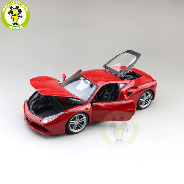 1/18 Ferrari 488 GTB Bburago 16008 Diecast Model Car Toys Boys Girls Gifts