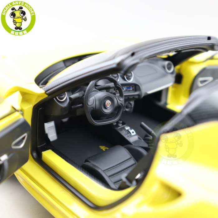 1/18 ALFA ROMEO 4C SPIDER Autoart 70143 70142 70141 Model Toys Car Gifts