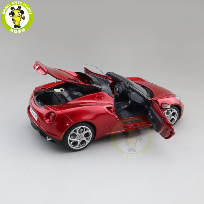 1/18 ALFA ROMEO 4C SPIDER Autoart 70143 70142 70141 Model Toys Car Gifts