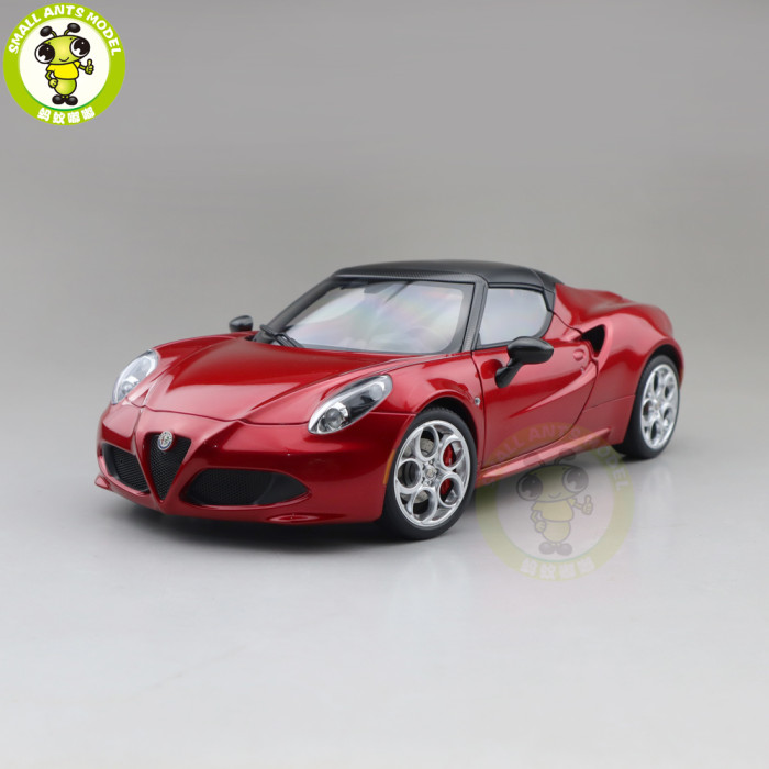 1/18 ALFA ROMEO 4C SPIDER Autoart 70143 70142 70141 Model Toys Car Gifts