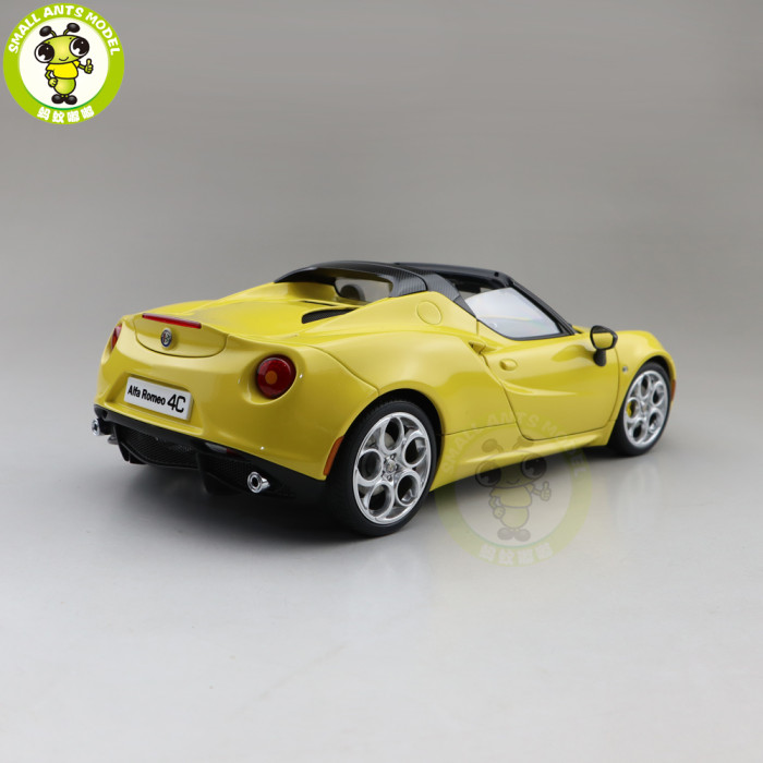 1/18 ALFA ROMEO 4C SPIDER Autoart 70143 70142 70141 Model Toys Car Gifts