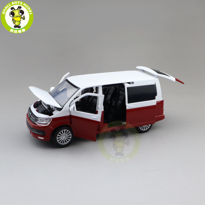 1/32 VW Volkswagen Multivan T6 MPV JKM Diecast Model Car Toys Kids Boys Girls Gifts