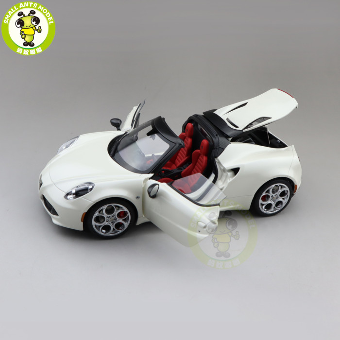 1/18 ALFA ROMEO 4C SPIDER Autoart 70143 70142 70141 Model Toys Car Gifts