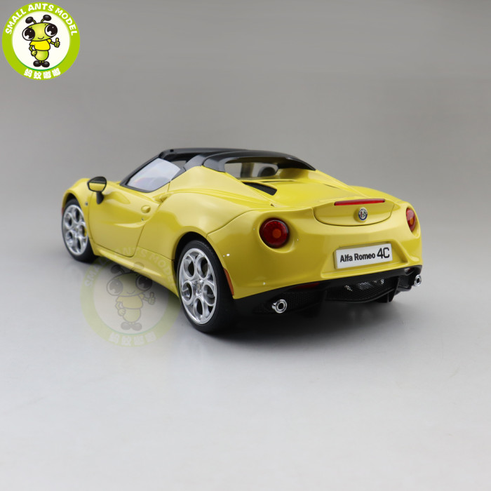 1/18 ALFA ROMEO 4C SPIDER Autoart 70143 70142 70141 Model Toys Car Gifts