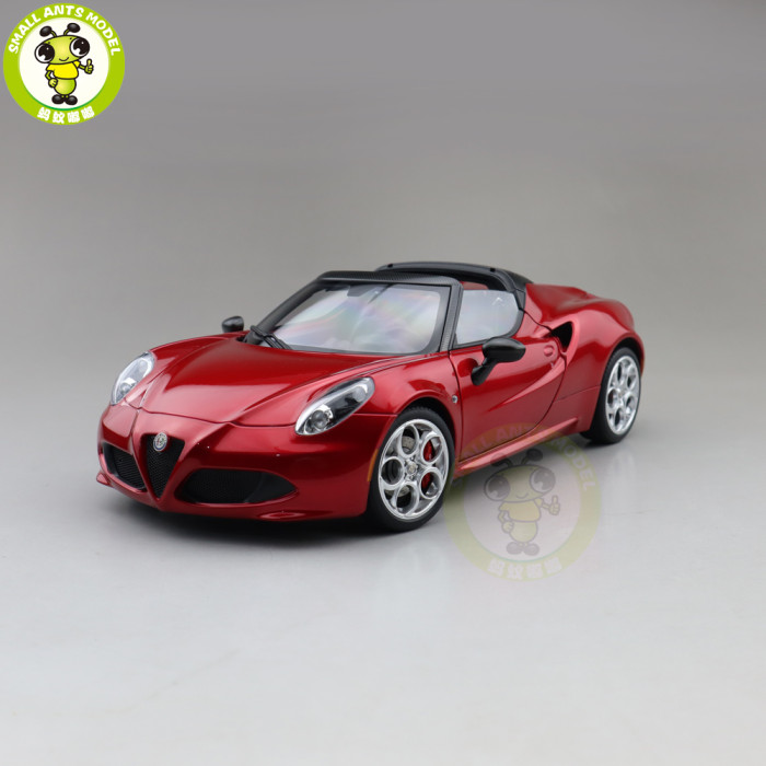 1/18 ALFA ROMEO 4C SPIDER Autoart 70143 70142 70141 Model Toys Car Gifts