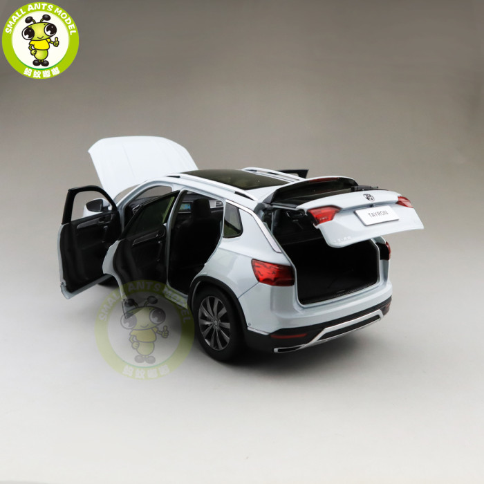 1/18 VW Volkswagen FAW TAYRON Diecast Car Model SUV Toys KIDS Boys Girls Birthday Gifts White