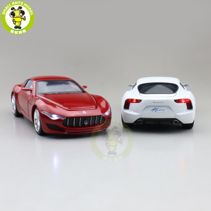 1/32 Maserati Alfieri JKM Diecast Model Toys Kids Car Boys Girls Gifts Lighting Pull Back