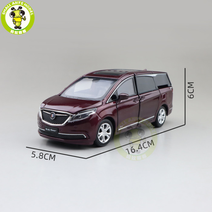 1/32 JKM Buick GL8 Mpv Diecast Model Car Toys kids Boys Girls Gifts sound lighting