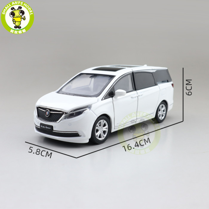 1/32 JKM Buick GL8 Mpv Diecast Model Car Toys kids Boys Girls Gifts sound lighting