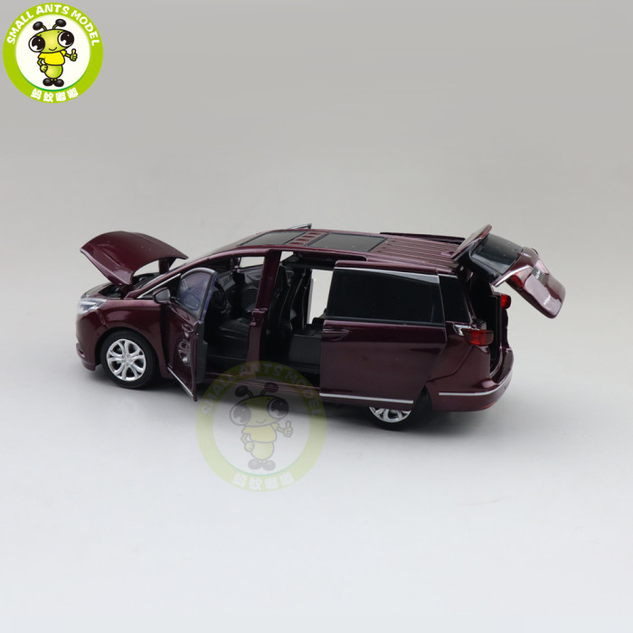 1/32 JKM Buick GL8 Mpv Diecast Model Car Toys kids Boys Girls Gifts sound lighting